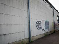 Halle - vor der Graffitientfernung